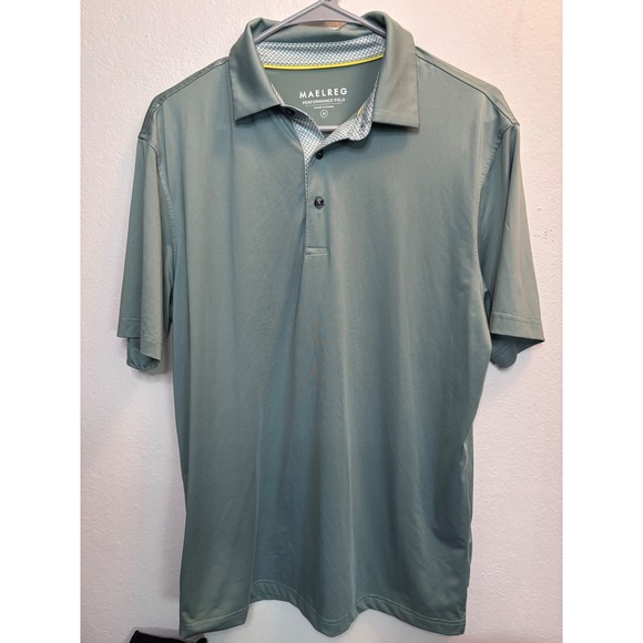Maelreg Other - Maelreg Performance Polo Mens Medium Short Sleeve Golf Shirt Athletic